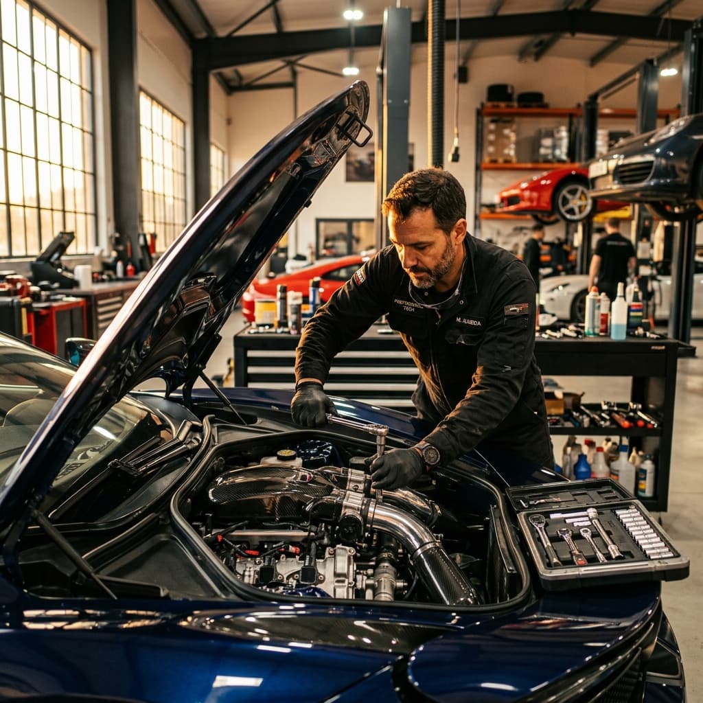 Expert mechanic at Hackney Car Centre
